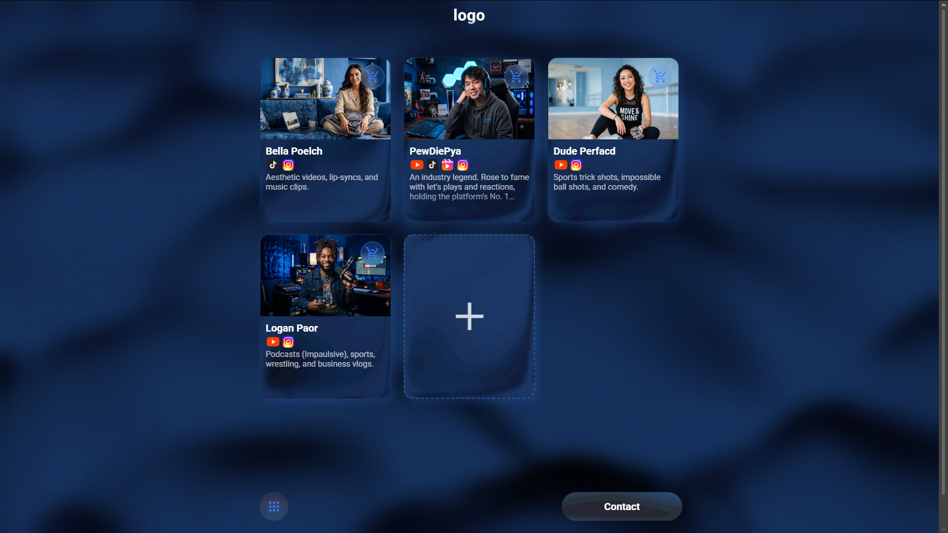 Creator Showcase — shortlist